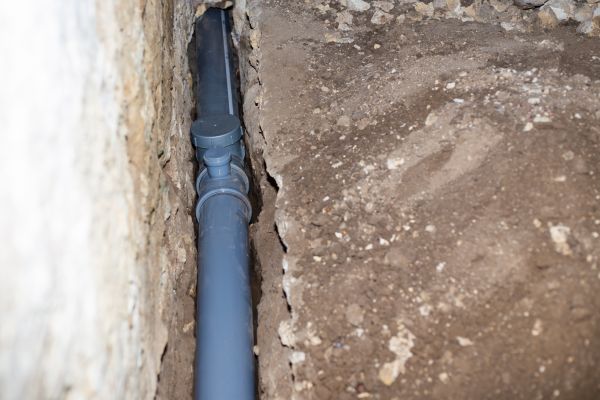 Drain Line Installation in Stow