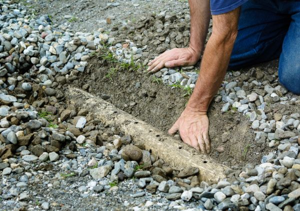 French Ditch Installation in Stow