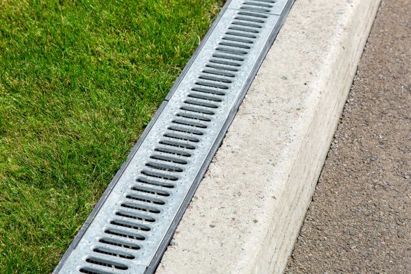 Courtyard Drain Installation in Stow
